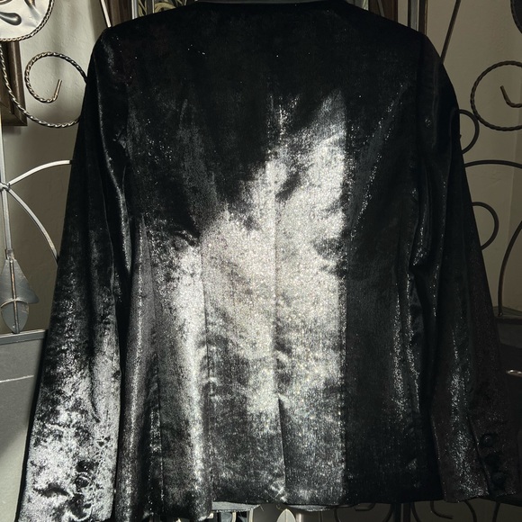 Frame Denim metallic satin blazer/new condition blazer/ j… - Picture 3 of 9